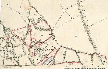 The northern part of the village in 1882